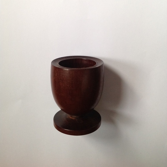 Mahogany Wooden Goblet Wine Cup Shot Party Groomsmen Decoration 2.5 X 2 - Picture 5 of 8